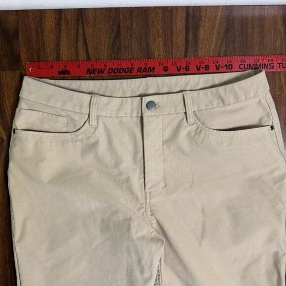 Lululemon ABC Classic-Fit 5 Pocket Pant 30"L Utilitech Trench Men’s Size 34 - Picture 10 of 10